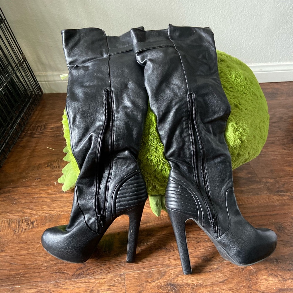 Madden girl over the knee boots NWO clearance